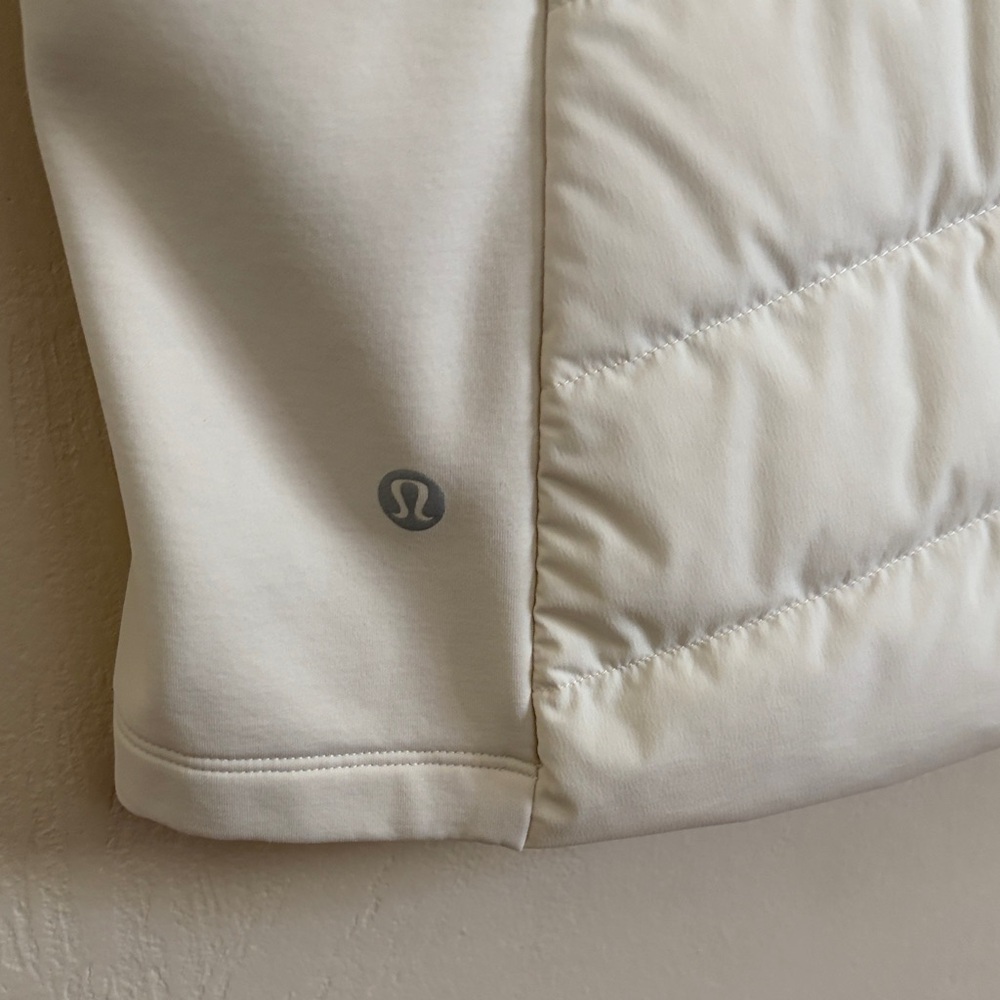 Lululemon Athletica Ivory Down for it All Vest. Excellent Condition! - Picture 5 of 7